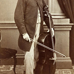 Portrait of Elsner, 1860s (b/w photo)