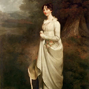 Portrait of Marcia. B. Fox (oil on canvas)