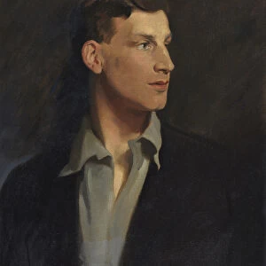 Portrait of Siegfried Sassoon (1886-1967) 1917 (oil on canvas)