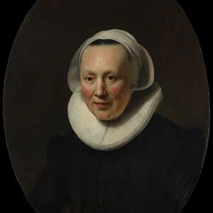 Portrait of a Woman, 1633 (oil on wood)