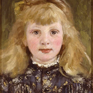 Portrait of a Young Girl (oil on canvas)