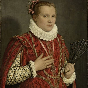 Portrait of a Young Woman, 1560-78 (oil on canvas)