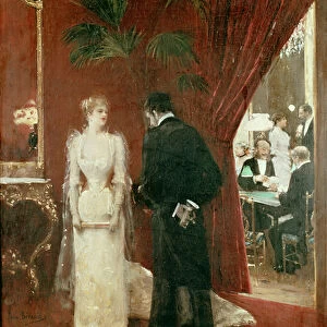 The Private Conversation, 1904 (oil on canvas)