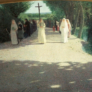 The Procession, 1892-95 (oil on canvas)
