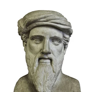 Pythagoras, from a Greek original of the middle of the 5th century BC (marble)