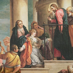 Raising of the widows son of Nain, 1651-56, copy of painting by Veronese (panel)