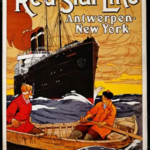 Red Star Line, c. 1900 (lithograph in colours)
