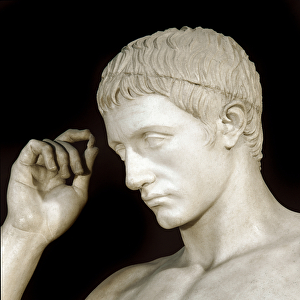 Roman art: marble sculpture by Marcus Claudius Marcellus (42-23 BC), nephew of Augustus