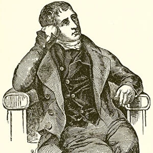 Samuel Crompton, Inventor of the Spinning-Mule (engraving)