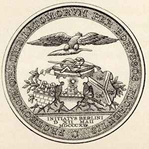 Seal of the Masons of Berlin, 1812, from The History of Freemasonry, volume III