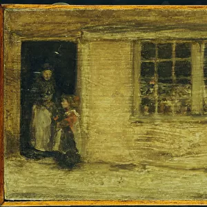 The Shop Window, c. 1885-90 (oil on panel)