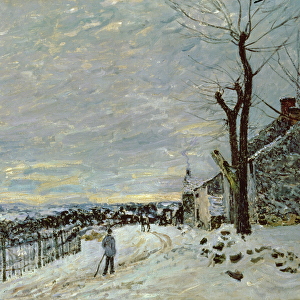 Snow at Veneux-Nadon, c. 1880 (oil on canvas)