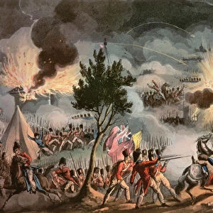 The Sortie from Bayonne, at Three in the Morning, on the 14th April, 1814, engraved