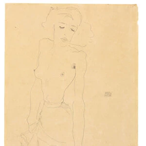 Standing woman, 1911 (pencil on paper)
