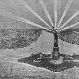 Statue of Liberty, from The Graphic, 27th November 1875 (engraving)