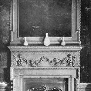 The Tapestry Room Chimney-Piece (b / w photo)