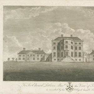 Teddesley Hall: engraving, nd [late 18th cent] (print)