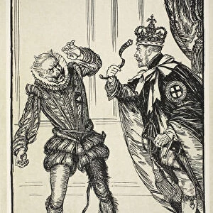 The Ungartered Blackleg ( Honi soit... ), illustration from The Kaiser
