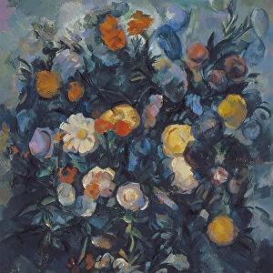 Vase of Flowers, 19th (oil on canvas)