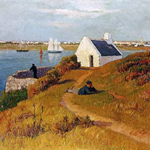 View of Lorient, Brittany, c. 1895 (oil on canvas)