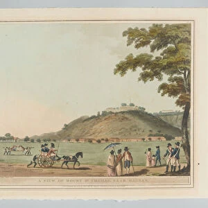 A View of Mount Thomas near Madras, engraved by H. Merke, 1804 (aquatint)