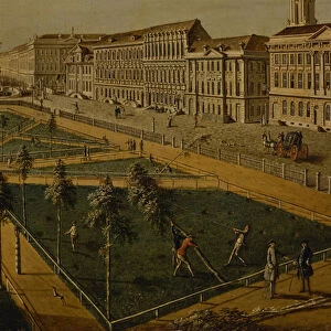View of Wilhelmsplatz from the north, 1773 (oil on canvas)