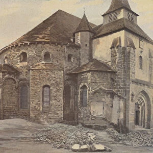 Vigeois, Eglise, Abside et transept (colour photo)