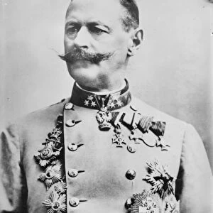 War Minister V. Krobatin, 1914 (b / w photo)