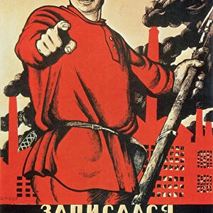 "You - Are You a Volunteer Yet?", propaganda poster, 1920