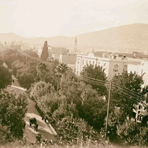Damascus Jamal Pasha Boulevard looking down Bauk building
