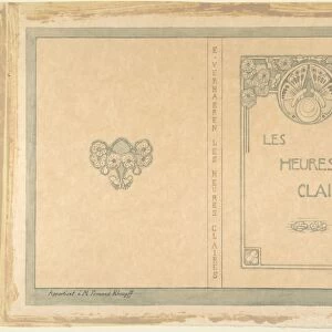 Design Les Heures Claires Emile Verhaeren 1896