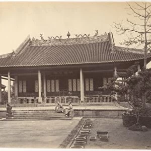 Mandarin Dwelling Canton ca 1869 Albumen silver print