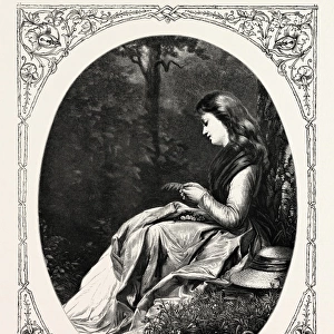 The Oracle of Love, Engraving 1882