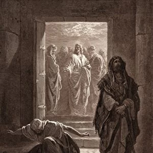 The Pharisee and the Publican, by Gustave Dore