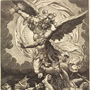 Philippe Thomassin, French (1562-1622), The Fall of the Rebellious Angels, 1618
