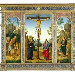 Pietro Perugino, The Crucifixion with the Virgin, Saint John, Saint Jerome, and Saint
