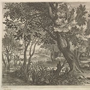River View Christ Tempted Devil Engraving Plate