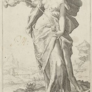 Temperance (Temperance), Anonymous, Hendrick Goltzius, 1587 - 1637