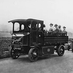 1920 Garrett electric truck. Creator: Unknown