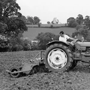 1968 BMC Nuffield 4-65 tractor. Creator: Unknown