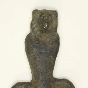 Amulet of a Cobra with Lioness Head, Egypt, Ptolemaic Period-Roman Period (