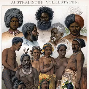 Australian Inhabitants, 1800-1850. Artist: G Mutzel