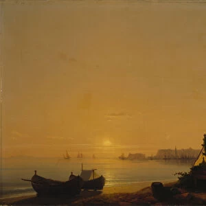 The Bay of Naples, 1844. Creator: Aivazovsky, Ivan Konstantinovich (1817-1900)