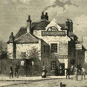 The Black Lion, Church Street, Chelsea, in 1820, (c1876). Creator: Unknown