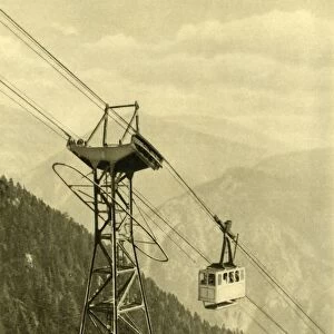 Cable car, Rax Mountains, Lower Austria, c1935. Creator: Unknown