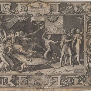 The Calumny of Apelles, 1602. Creator: Cornelis Cort