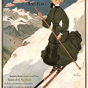 Chamonix Mont Blanc, 1905. Artist: Faivre, Abel (1853-1945)