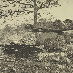 Dolmen, Cap del Puetch, Ariege, France, c. 1865-1869. Creator: Arthur A. Taylor (French