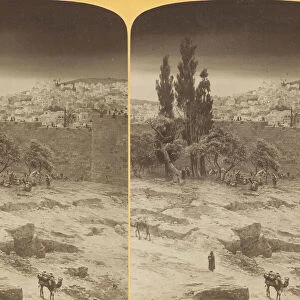 Eastern end of Mount Zion or City of David, 1893. Creator: Henry Hamilton Bennett