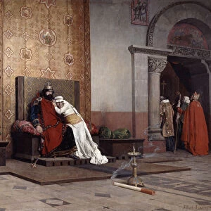 The Excommunication of Robert the Pious, 1875. Artist: Jean-Paul Laurens